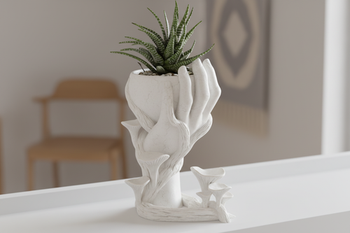 Minimalist shelf - white finish