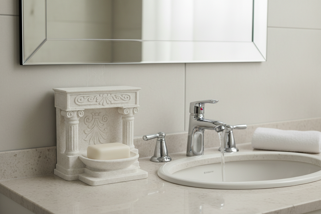 Professional bathroom setting