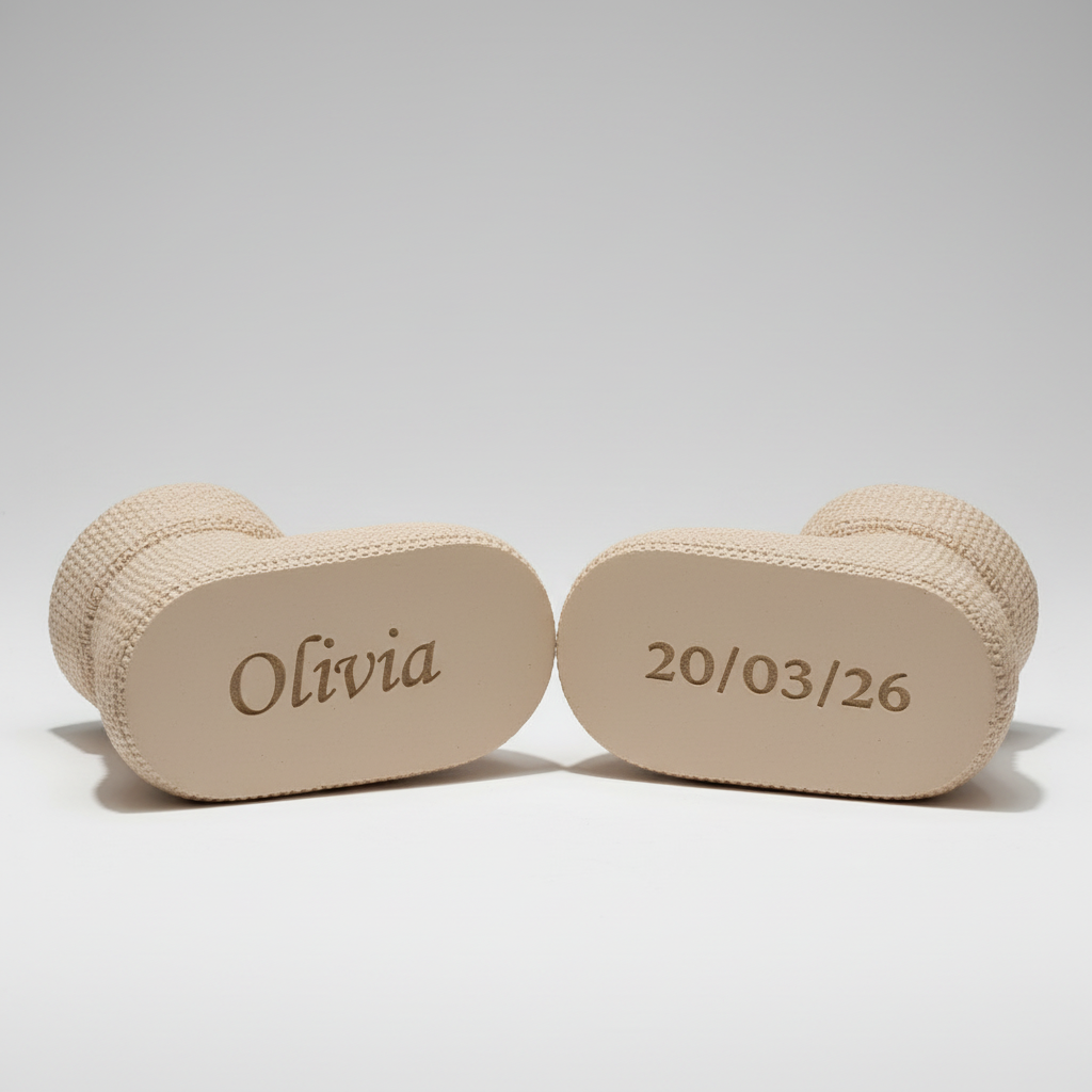 Studio photoshoot - Beige boot planters bottom view