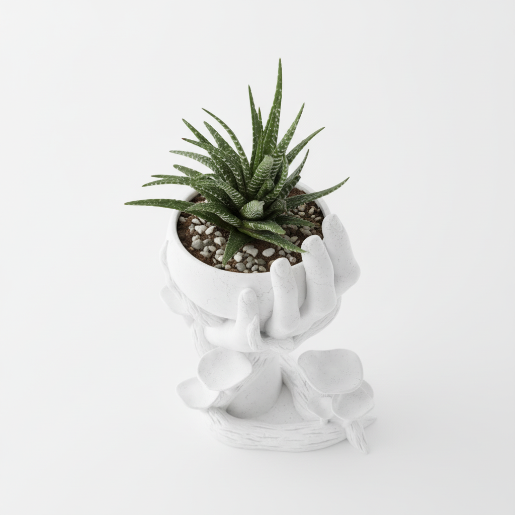 Top-down - white with light specks